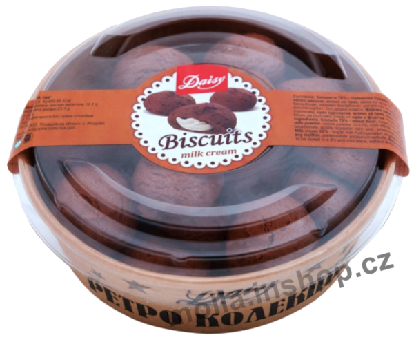 Retro Milk (tmavé) 200g/8ks Pečivo Daisy mléko