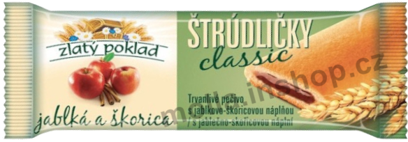 Štrudlík jablko 21g/36ks Zlatý poklad