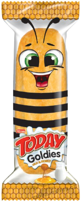 TODAY Včelka GOLDIES  45g/24ks Milk Honey