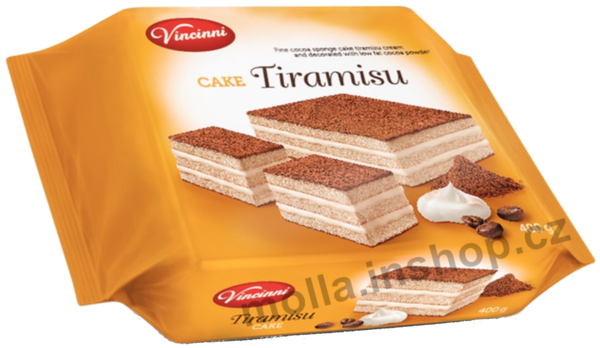 Vincini Tiramisu cake 400g/6ks Torta  Vincinni