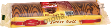 Vincini - roláda čokoládová  300g/10ks Jumbo roll
