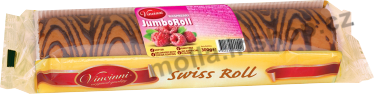 Vincini - roláda malina 300g/10ks Jumbo roll