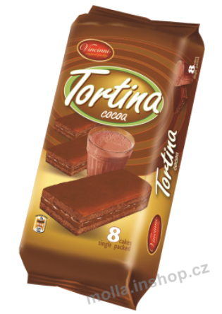 Vincini-Tortina kakao 8x25g=200g/12ks