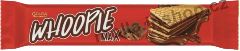 Whoopie max opl. s kak.krém. 50g/24ks červené Golda 