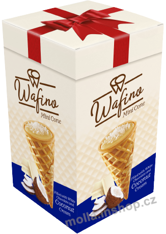 Wafino kokosové kornoutky 180g/12ks  /18x10g/