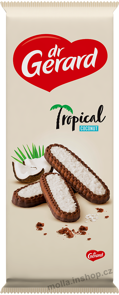 Gerard-Tropical coconut 180g/14ks Koko 