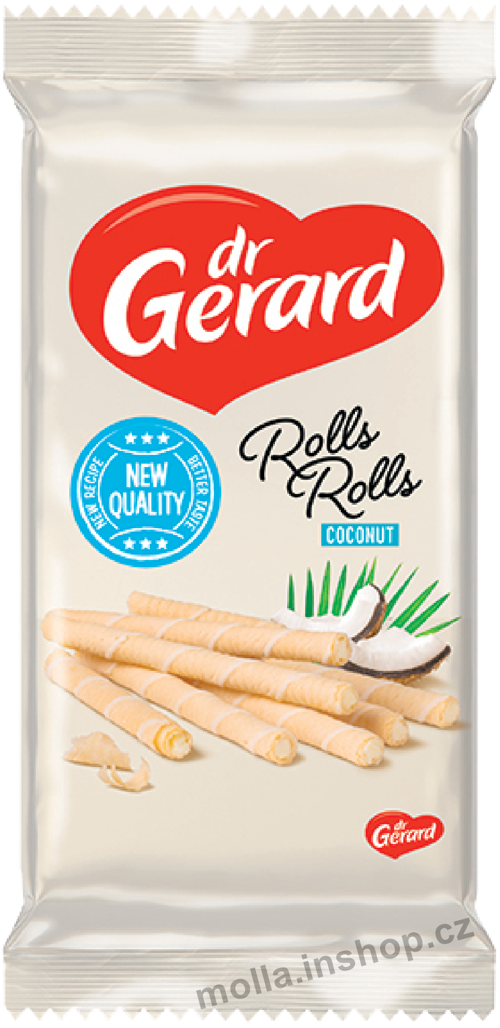 Gerard-Trubičky kokosové 144g/20ks