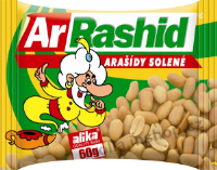 Arašídky pražené solené   60g/12ks ArR Alika
