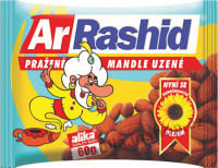 Mandle natural pražené uzené  60g/12ks   ArR Alika