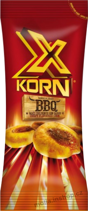 X KORN BARBEQUE -pražená kukuřice 32g/36ks