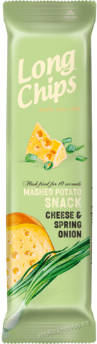 Long Chips Sýr jarní cibulka 75g/20ks  Bramborový snack