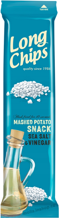 Long Chips Mořská sůl ocet 75g/20ks Bramborový snack