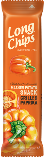 Long Chips Gril.paprika 75g/20ks  Bramborový snack