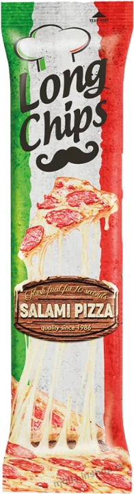 Long Chips Salami Pizza 75g/20ks  Bramborový snack
