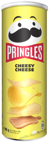 Pringles Cheesy cheese 165g/19ks sýr Nacho