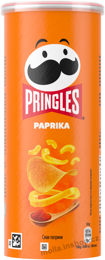 Pringles 125g/12ks Paprika