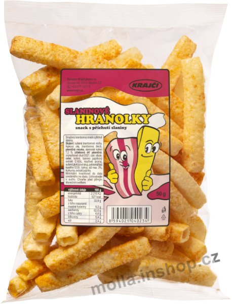 Hranolky slaninové 50g/22ks   Krajči  