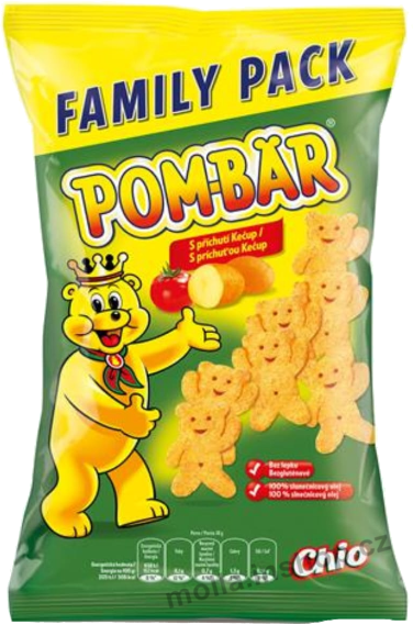 Chio POM-BAR Kečup 110g/18ks POM-BÄR medvídci