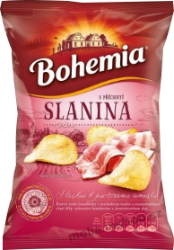 Boh.Chips slanina 60g/18ks Bohemia
