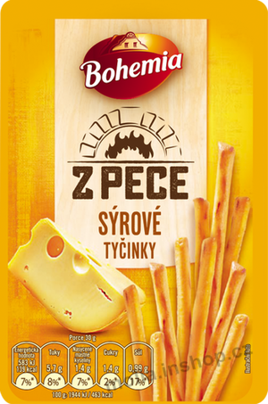 Boh. Sýrové tyčinky 80g/30ks Bohemia