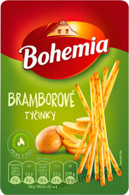 Boh. Bramborové tyčinky 80g/30ks Bohemia