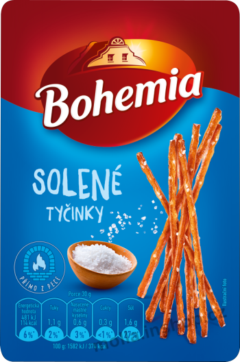 Boh. Slané tyčinky 80g/40ks Bohemia