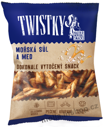 Twistky mořská sůl-med 160g/15ks