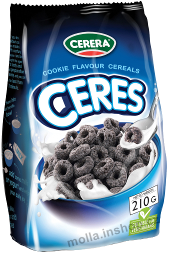 CERES Cereo cer.kakaové kroužky 210g/12ks