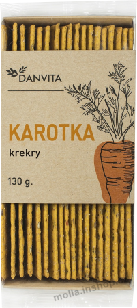 Danvita karotka krekry 130g/18ks
