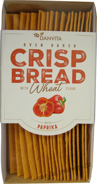 Danvita s paprikou 130g/18ks pšeničný křehký chléb