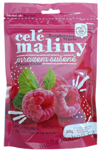 SP Maliny celé LYO 30g/8ks sušené mrazem