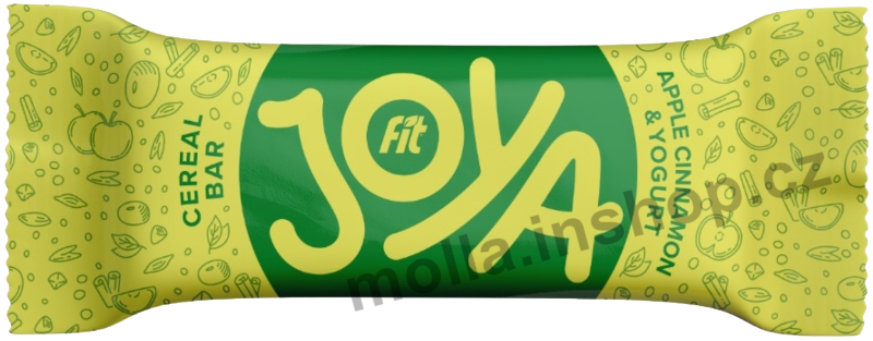 X- JOYA Cereální tyč. s jablkem a skoř. 40g/20ks 21.10/25  v jogurtové polevě