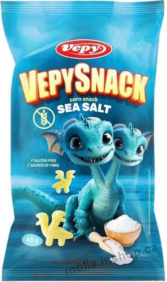 Vepy Snack mořská sůl 45g/10ks