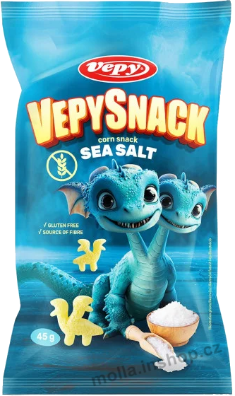 Vepy Snack mořská sůl 45g/10ks