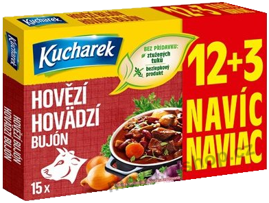 KUCH Hovězí bujón 120g+30g gratis/12ks