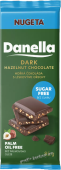 Danella Chocoland hořká s oř.85g/15ks čokoláda  bez cukru  BP Dianella