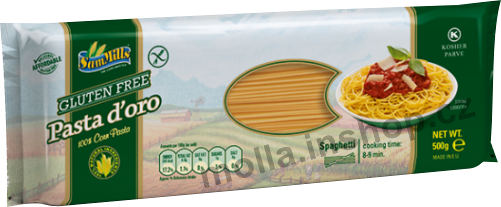 Těstoviny špagety bezlepkové 500g/12ks 