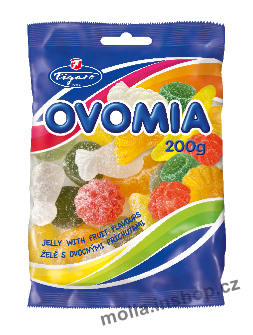 Želé OVOMIA  200g/15ks ovoc. sáček
