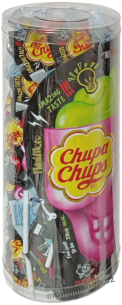 Ch.Ch. Skull lízátko 15g/35ks dóza lebka 3D Chupa Chups