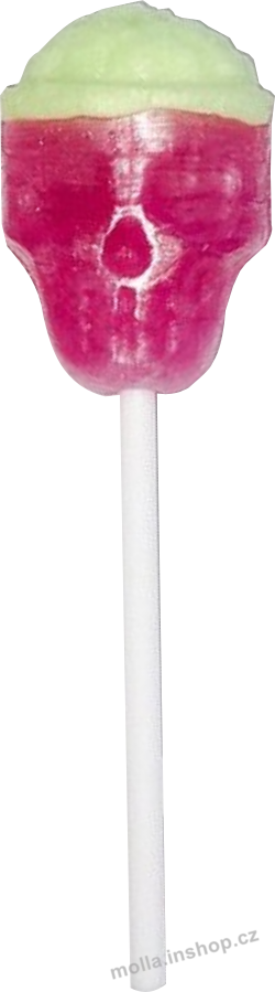 Ch.Ch. Skull lízátko 105g/12ks lebka 3D sáček Chupa Chups