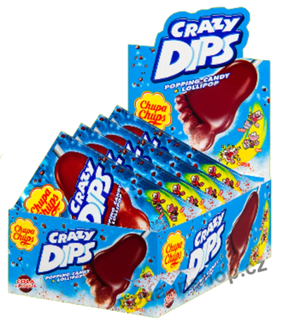 Ch.Ch. líz. Crazy dips COLA 14g/24ks Chupa Chups