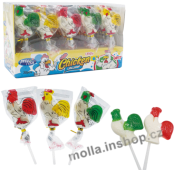 Lízátko Chicken Lollipop  15g/30ks  Kohout