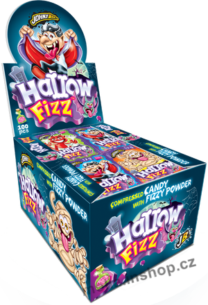 Lízátko lipo kost - Hallowfizz 12g/100ks černý