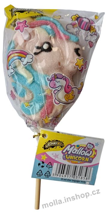 Lízátko Mallow Unicorn 35g/18ks marshmallow