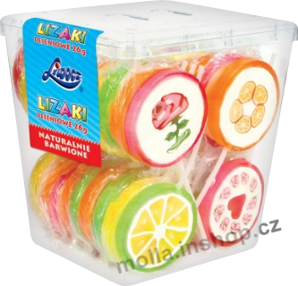 Lízátko ovocné 26g/50ks ASTRA Livocz