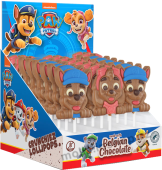 Lízátko Paw Patrol Crunchiez 30g/24ks  z belgické čokolády