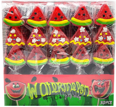 Lízátko želé meloun 50g/30ks  Jelly Candy