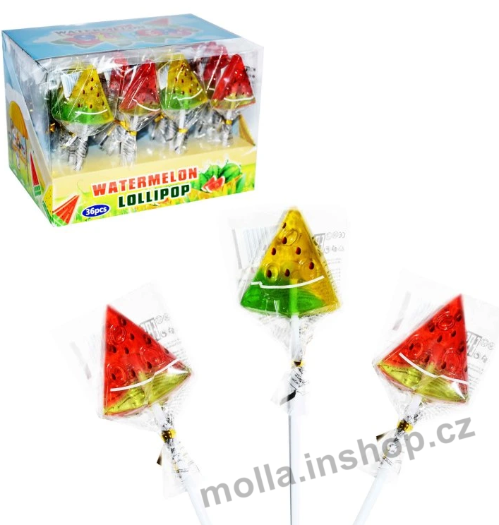 Lízátko Watermelon 15g/36ks