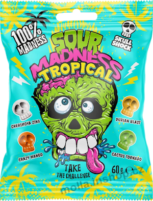 Argo Sour Madness modré Tropical 60g/10ks kyselé