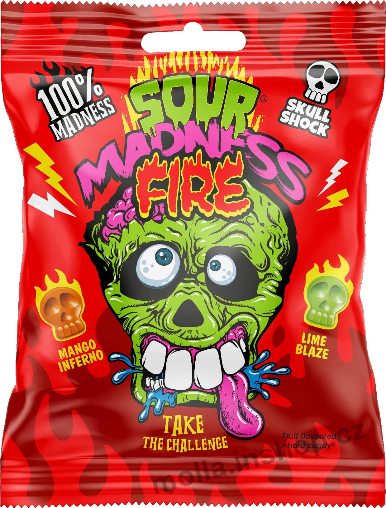 Argo Sour Madness FIRE červené 60g/10ks kyselé